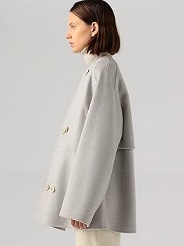 Amazon | [ギャルリー ヴィー] ウールダブルフェイス カラーレス