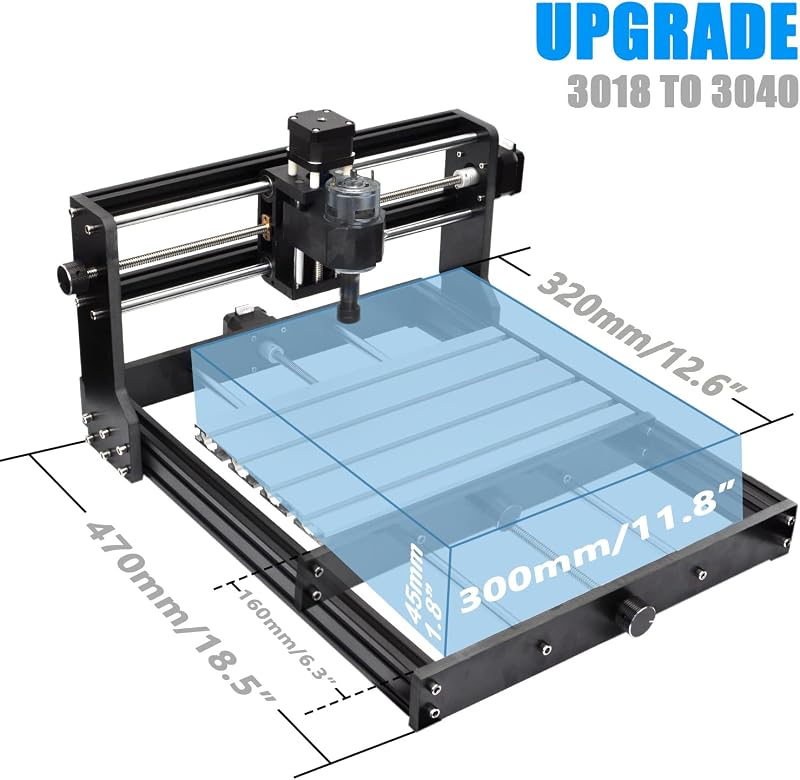 Daedalus 3018 CNC X-Y tengely frissítés és bővítés készlet
