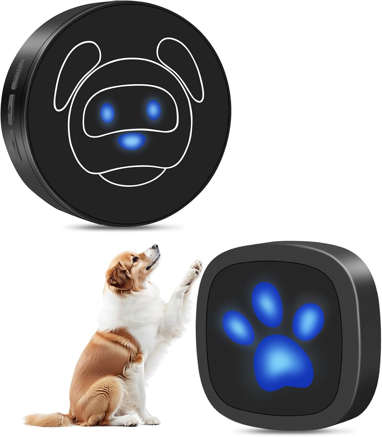 Dog Door Bell for Potty Training, Wireless Dog Doorbell Ring to Go Outside, IP65 Waterproof Touch Button, 50 Melodies & 1000 Feet Range