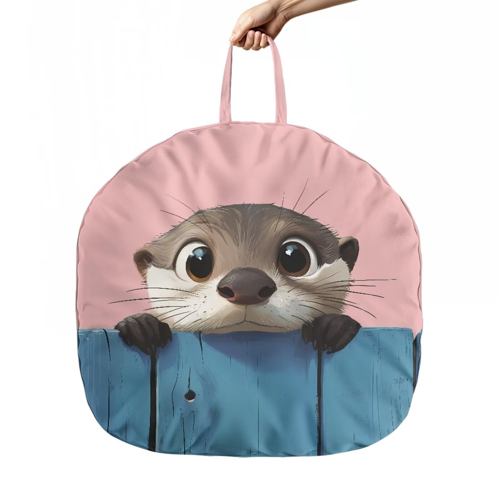 Sellikakes Cute Sloth Baby Lounger Replacement Covers for Boys Girls, Soft Lounger Pillow Cover Removable Baby Lounger Cover Reversible Slipcover for Infant Baby Boys Girls