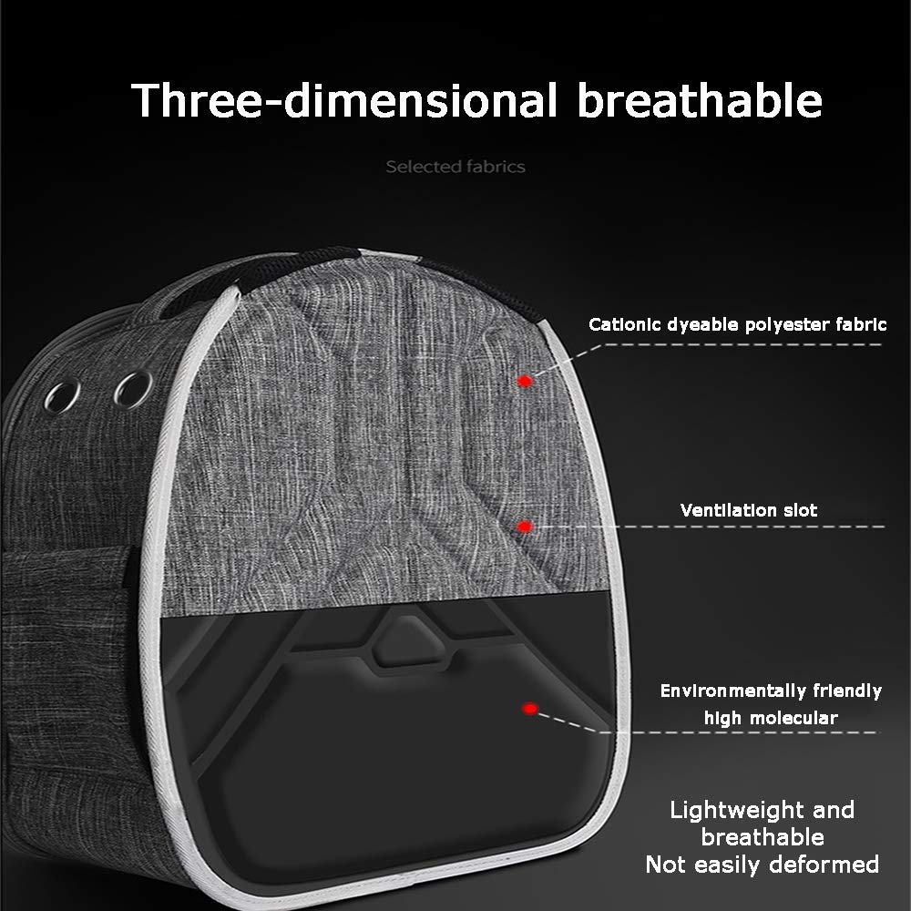 Cat Carrier Dog Carrier Backpack, sac à Dos pour animaux de compagnie pour Petit Chien de Taille moyenne, Petit Chien, entrée Recto-Verso, sac de Voyage pour animaux de compagnie,