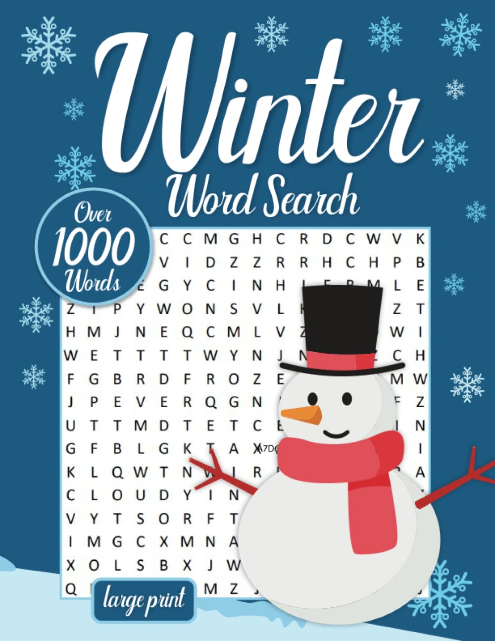 Winter word search large print: Large Print Winter Word Search for Adults 1000+ Words | Themed Word Search Puzzles Related to the Winter Season - Fun and Relaxing (Word Search for Adults Large Print)