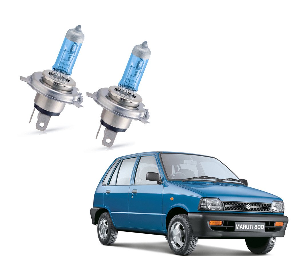 Auto Pearl H4 High Beam Halogen Head Lamp Bulb For 800 (2 Piece)