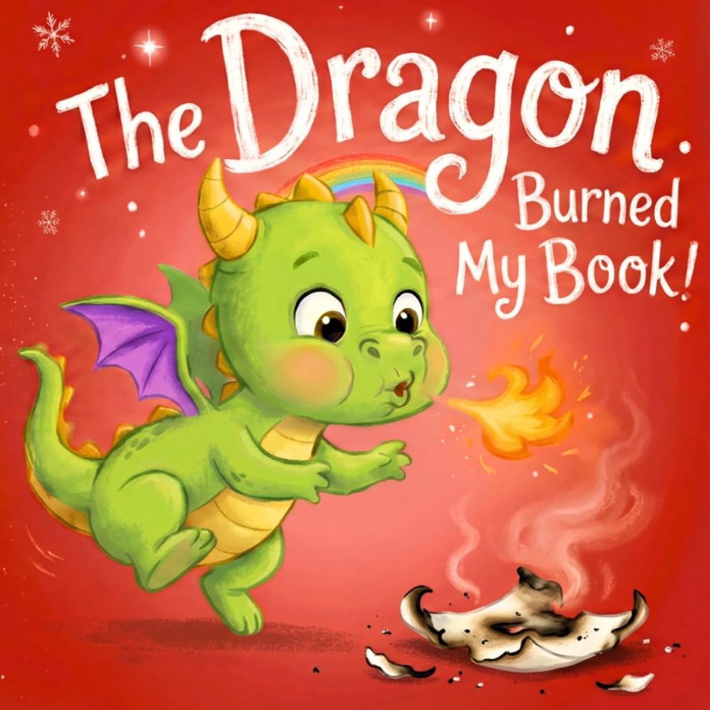 The Dragon Burned My Book!: An Interactive Magical Journey for Kids Ages 3-5 (Books in Trouble)