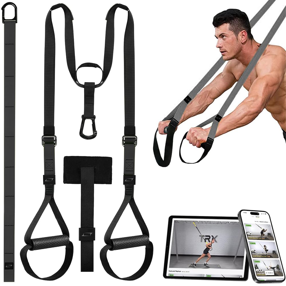 LISTHEN Trx Fitness Professionale, Cinghie Multifunzione Regolabili, Cavi  per Allenamento in Sospensione, Sling Trainer, Trx Fitness da Casa per  Calisthenics, Crossfit, Flessioni e Suspension Training : Amazon.it: Sport  e tempo libero