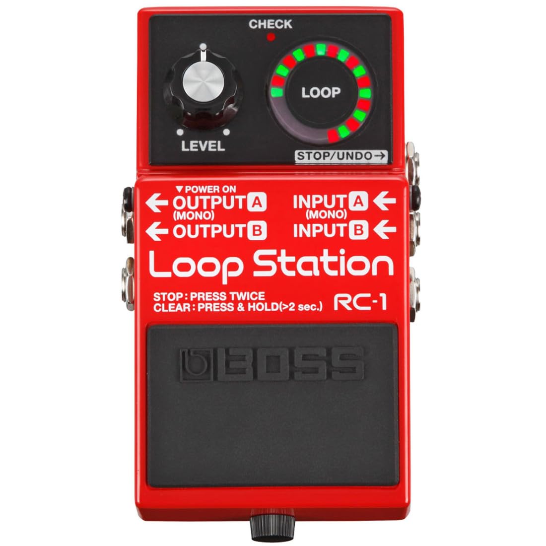Boss RC-1 Loop Station Looper pedale + alimentatore Keepdrum 9 V