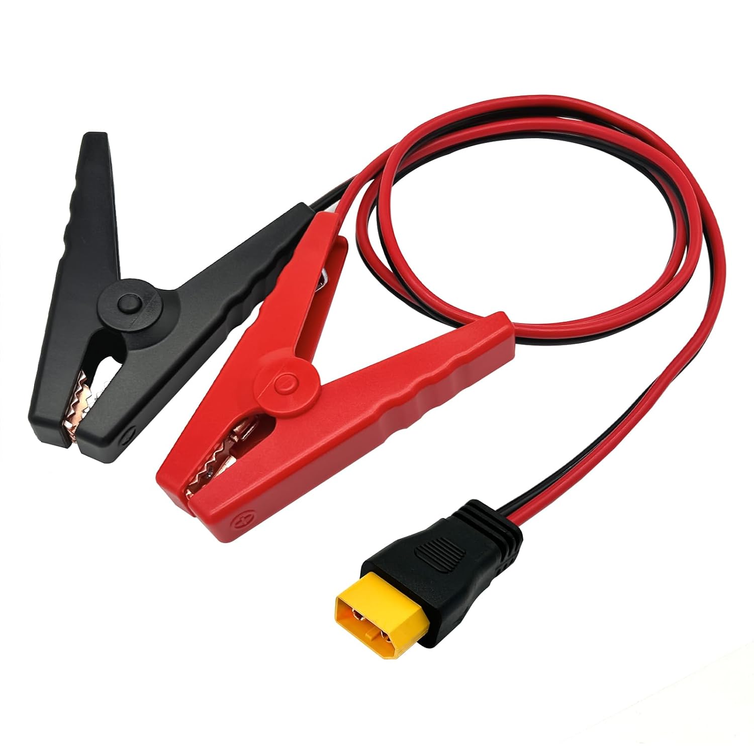 XT60 to Battery Clamp Cable,12V Battery Alligator Clips to XT60 Male Cable for Power Station,Solar Panel,Car