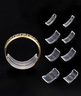 Ring Adjuster Invisible Ring Size Adjuster for Loose Rings 8 Pcs