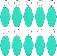 Vista 36 de PATIKIL Vintage Motel Llavero, en blanco Hotel Llaveros Llaveros