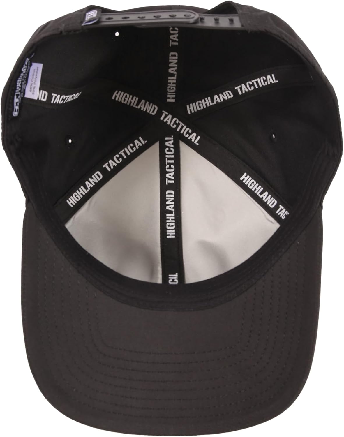 HIGHLAND TACTICAL Men's Camo American Flag Rapid Dry Performance Snapback - Image 4