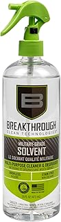 Breakthrough Clean Technologies Military-Grade Handgun and Rifle Cleaning Solvent, Grease Remover - 6oz/2oz/15ml/32oz Spray Bottle