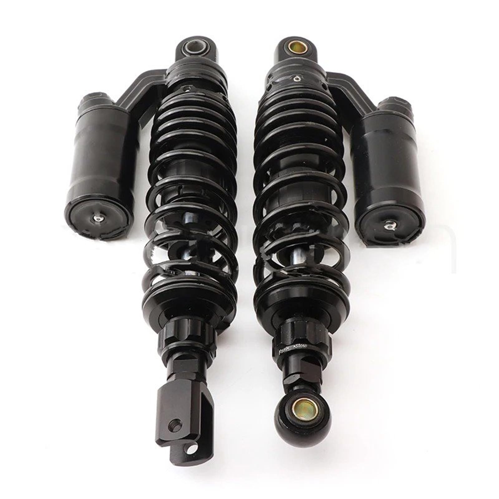 Amortiguador gas presión puntal trasero Amortiguador Trasero Ajustable CNC De 320 Mm/340 Mm/360 Mm, Apto Para Coches Eléctricos, Scooters, Motocicletas, Motos De Cross Modificadas.(340Mm)