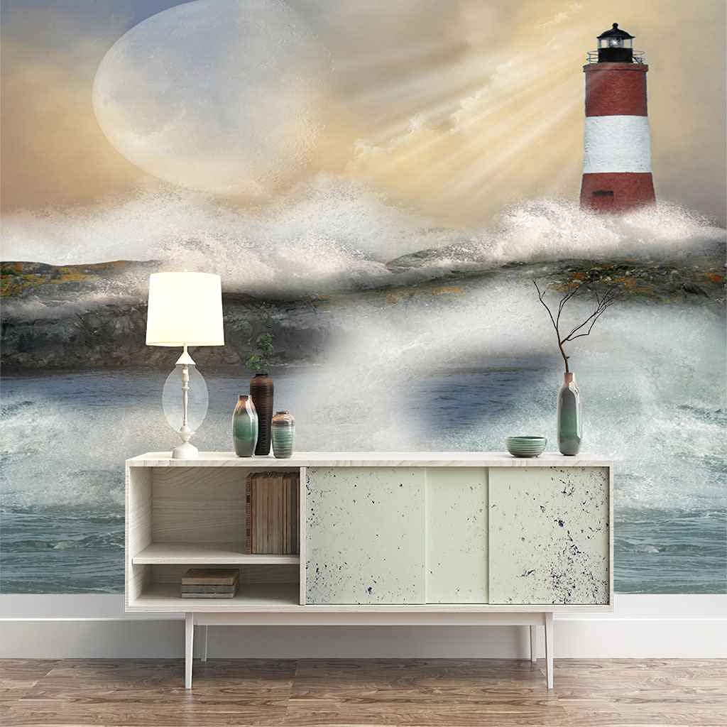 Papier peint photo 3D auto-adhésif pour rénover un mur de salon