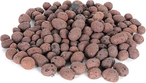 RAHBI 100g Bolas de Arcilla, Arcilla expandida, Gránulos de Arcilla hidropónica para Plantas, Bolas de Arcilla expandida para el Cultivo de Plantas, Mejora el Drenaje y retiene la Humedad (15 mm)