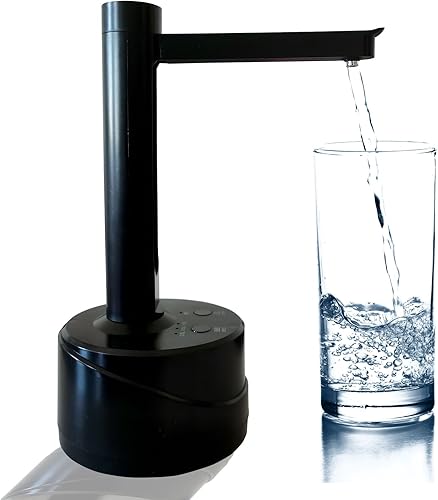 Dispensador de agua plegable eléctrico de escritorio de doble uso para botella de 5 galones, dispensador de jarra de agua portátil tipo C para el