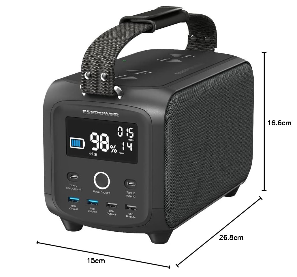 Amazon.co.jp: VDL ポータブル電源 2400W 大容量 蓄電池 急速充電 純正  