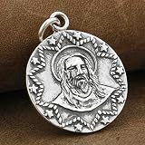 LINSION Jezus Chrystus srebro próby 925 zawieszki moda wisiorek 9E006 JP