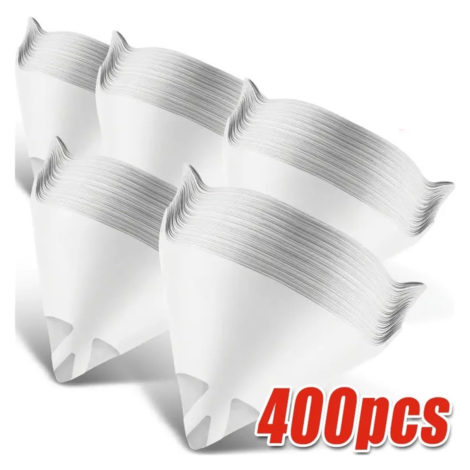 Filtro colador de pintura 10/500 piezas de filtro de papel de malla for pintura en aerosol, embudo purificador de filtrado(400PCS)