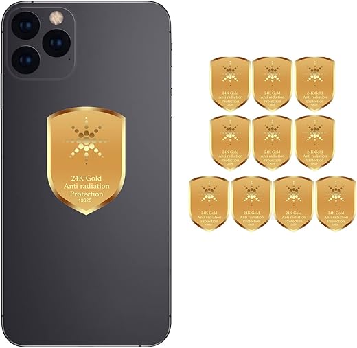 6-Pack EMF Radiation Shield Stickers for Cell Phones & Devices