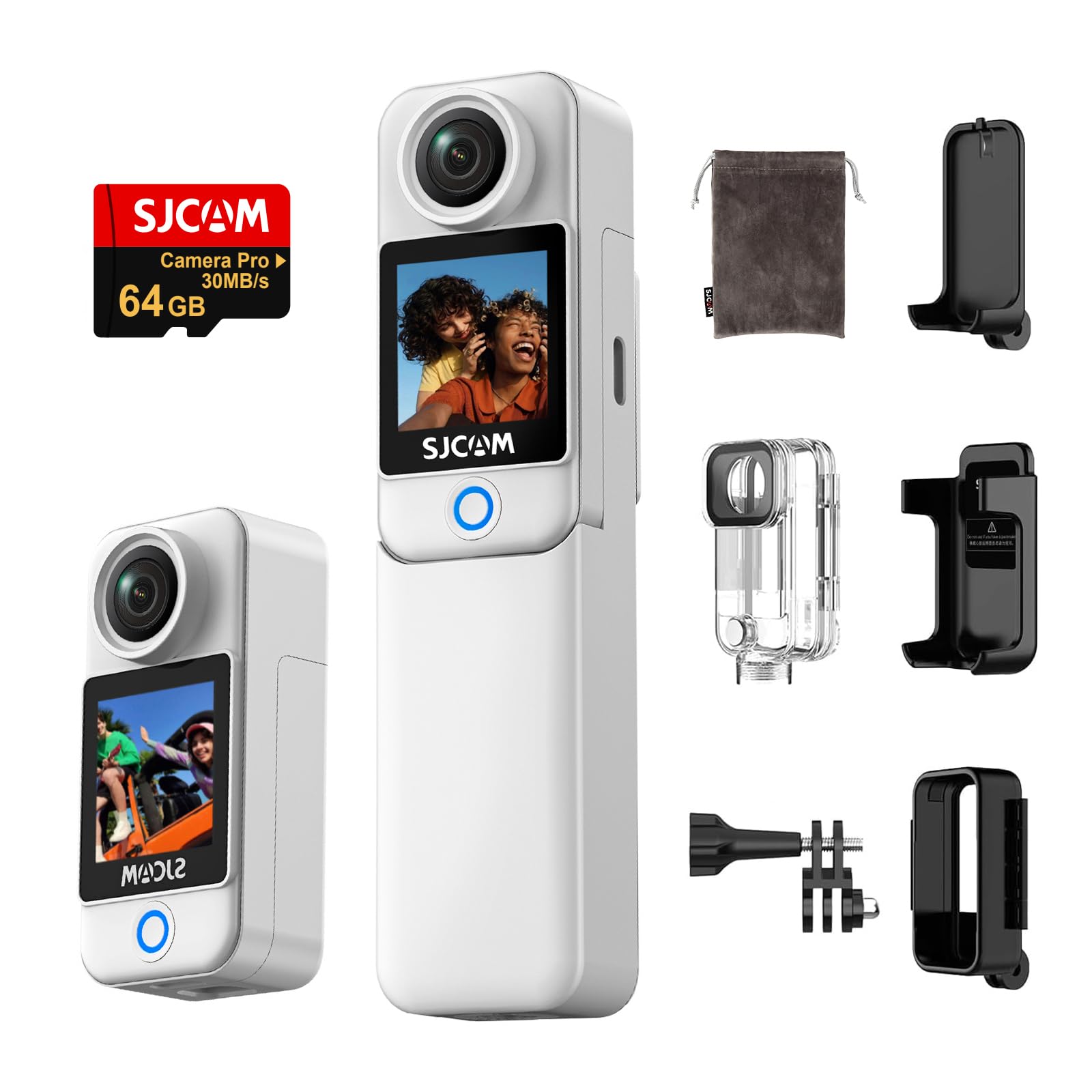 Amazon | SJCAM C300 4K vlog カメラ アクションカメラ｜7時間持続