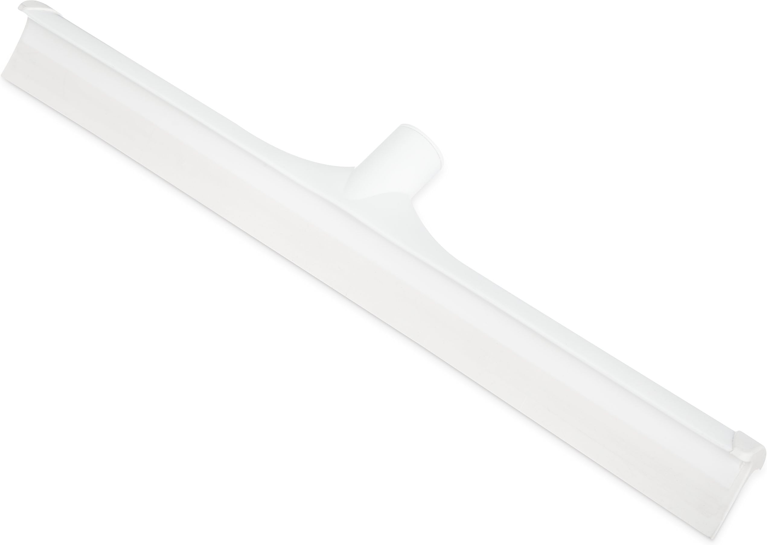 SPARTA 3656702 Plastic Floor Squeegee, Shower Squeegee, Heavy Duty Squeegee With Rubber Blade For Windows, Glass, Shower Doors, Floors, Windshields, 20 Inches, White, (Pack of 6)