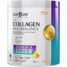 DAY2DAY The Collagen Multi Balance, Vitamin ve Mineral İ&ccedil;eren Kolajen Takviyesi, Cilt Sağlığı, Sa&ccedil; ve Tırnak Desteği, Eklem ve Bağ Doku Desteği