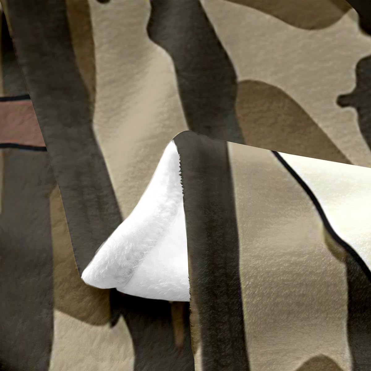 Feelyou Duck Camo Wild Throw Blanket Twin 60" x80 Boys Girls Teens Plush image 5