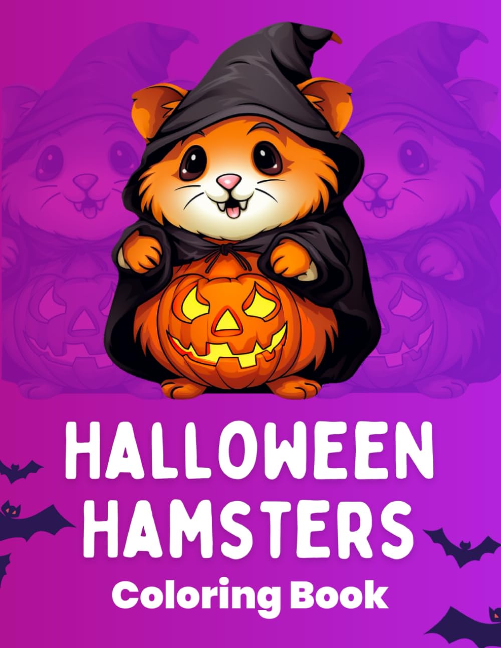 Halloween Hamsters Coloring Book