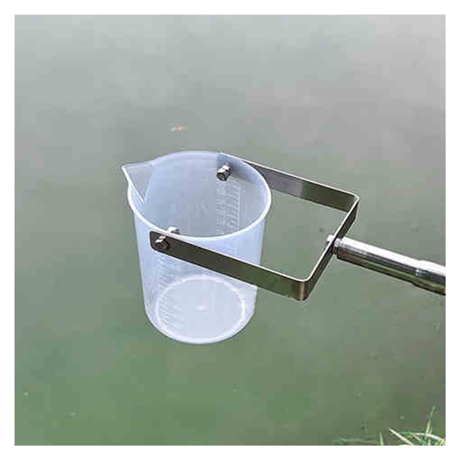 Telescopic Water Sampler Dipper, Ultra Light Rod Plastic Beaker Pendulum Beaker Sampler for Environmental Monitoring, Water Quali, 500/1000ml Sludge Judge Sampling(1000ml,0.98-2.5m/3.2-8.2 ft)