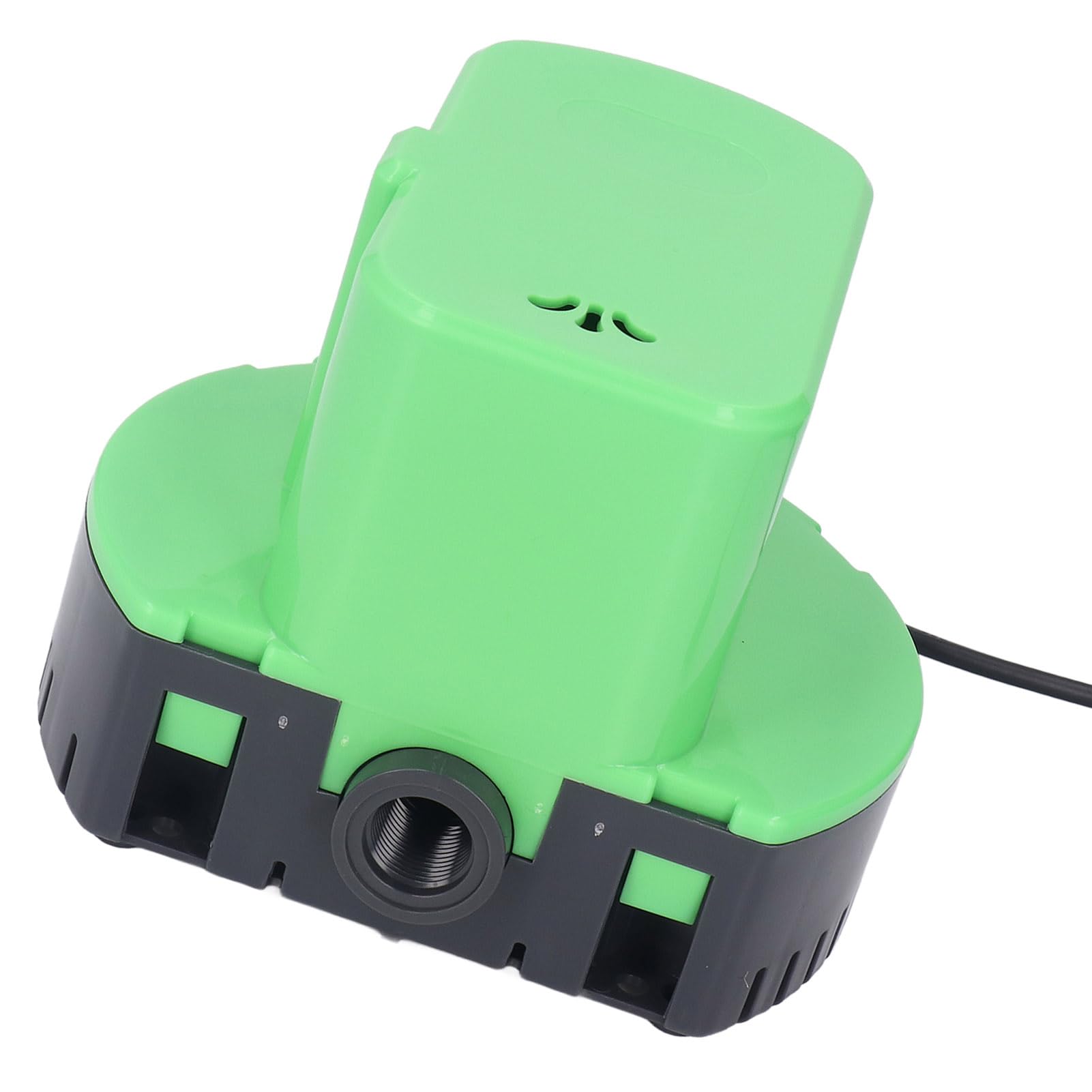 Wakects Pompa per Copertura Piscina, Pompa di Drenaggio Automatica, 1200 GPH, IPX8, Cavo 7,6 M, Tubo 4,9 M, Controllo Temperatura per Copertura Piscina, Vasca Idromassaggio, Seminterrato (Spina