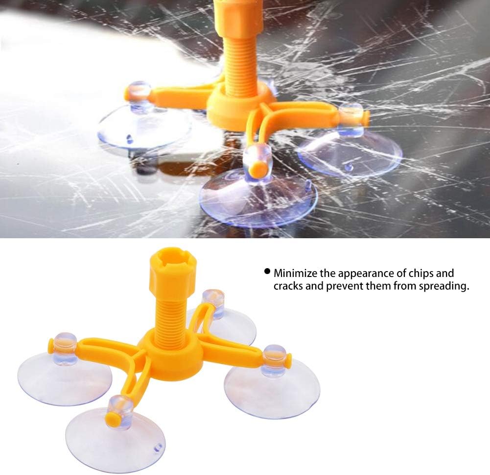 Windshield Repair Kit, Automotive Windshield Crack Repair Kit, Windscreen Repair Polishing Tool Kit for Chips Cracks Star-Shaped Crack
