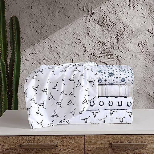 Wrangler USHSA01262231 Full Sheet Set, Silky & Lightweight Bedding Set, Casual Home Décor thumb #7