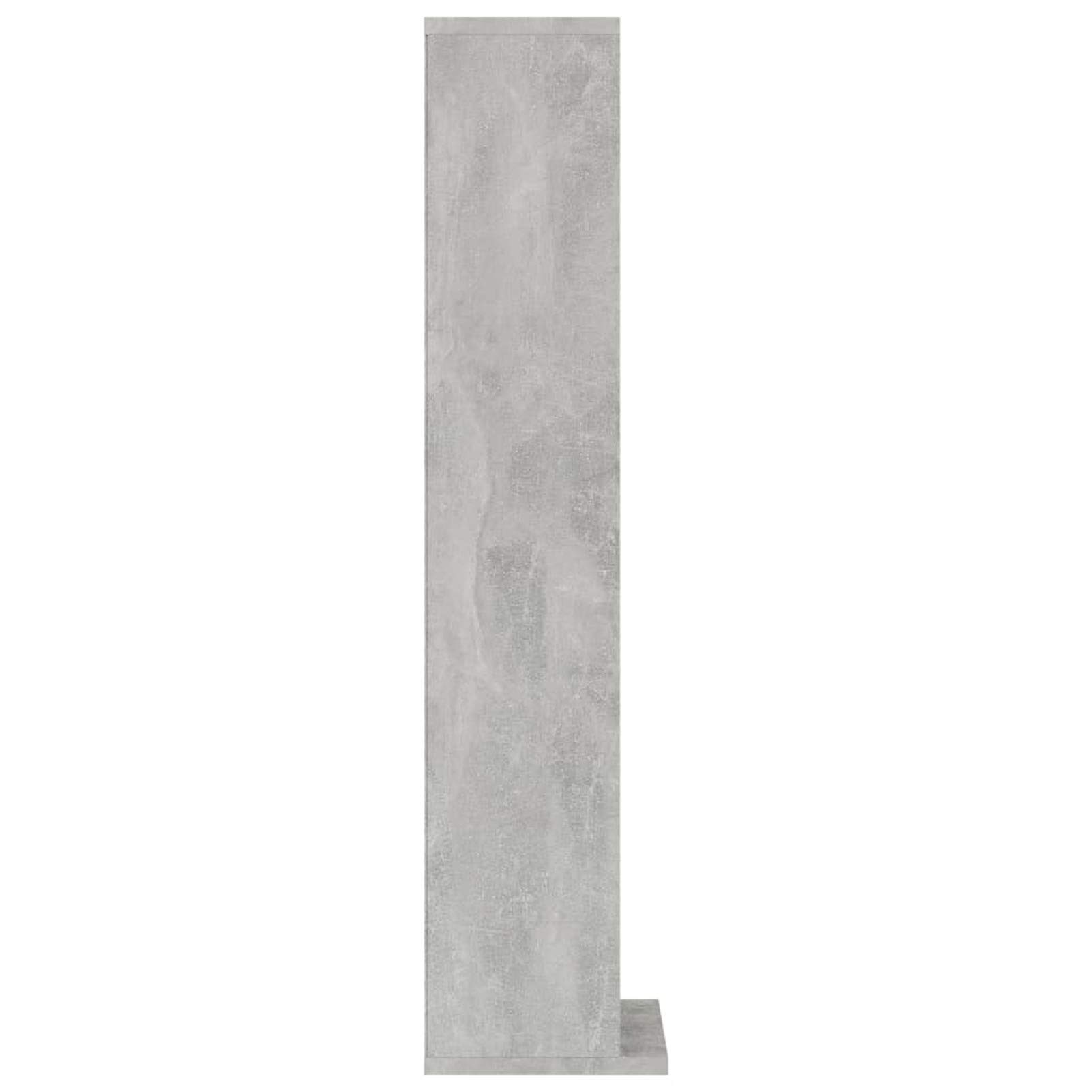 LAPOOH Mobile Porta CD Grigio Cemento 21x20x88 cm in Legno Multistrato,Mobile Porta CD,Porta cd,Scaffalatura per CD(SPU:800355)