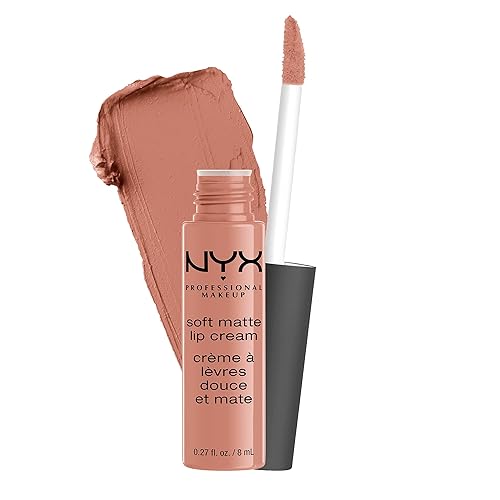NYX PROFESSIONAL MAKEUP - Crema labial mate suave lápiz labial en crema de alta pigmentación