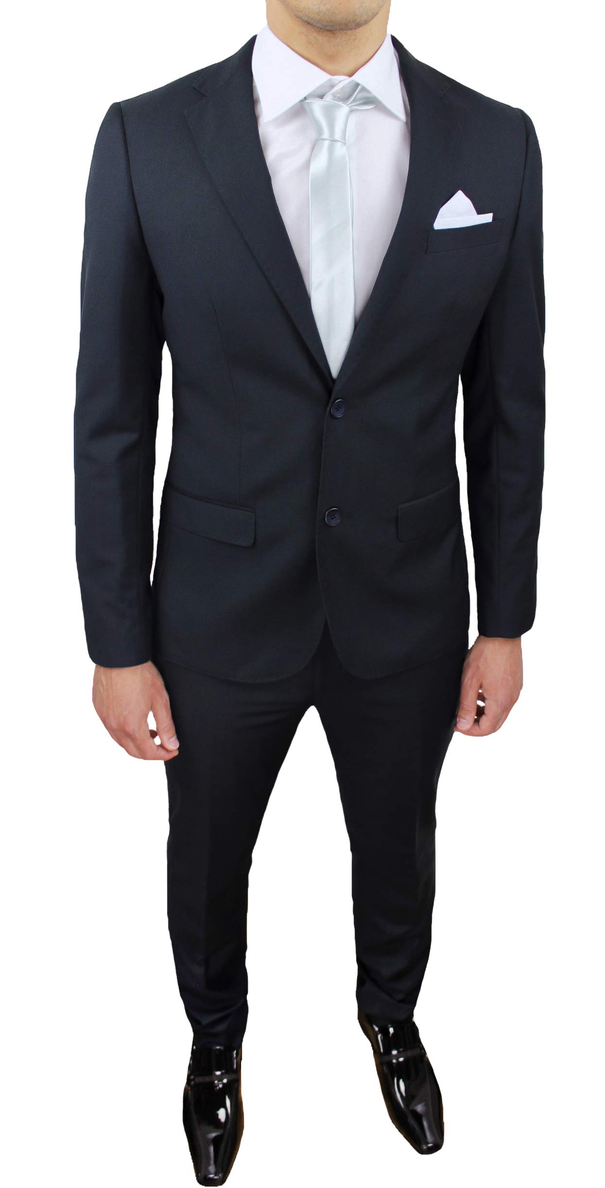 Abito Completo Uomo Sartoriale Class Elegante Vestito Smoking Formale Cerimonia