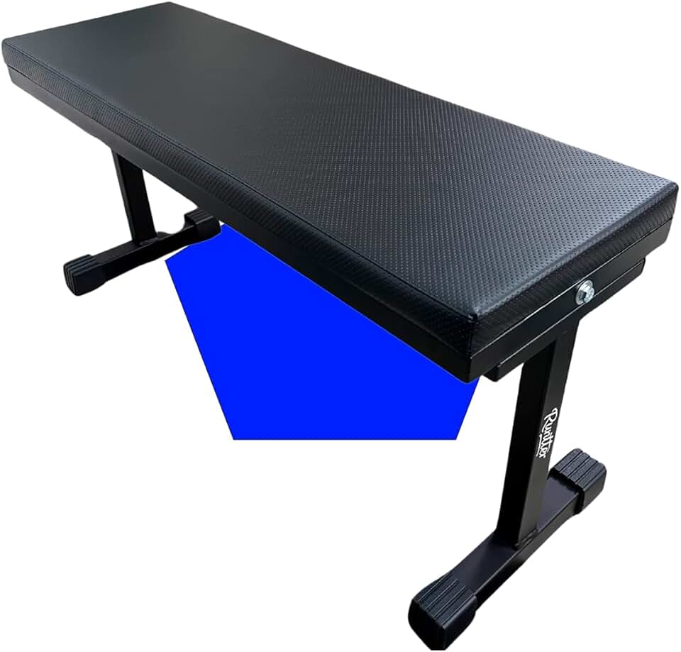 Banco Supino Reto Academia - 90cm - Preto - Leve - Suporta 300kg