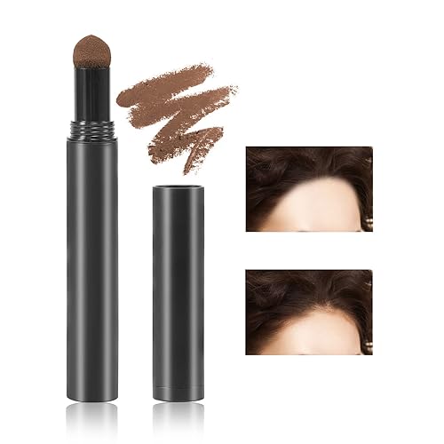 Boobeen Polvo de línea capilar para cubrir las raíces al instante, sombra de cabello, impermeable, corrector de raíces para adelgazar el cabello,