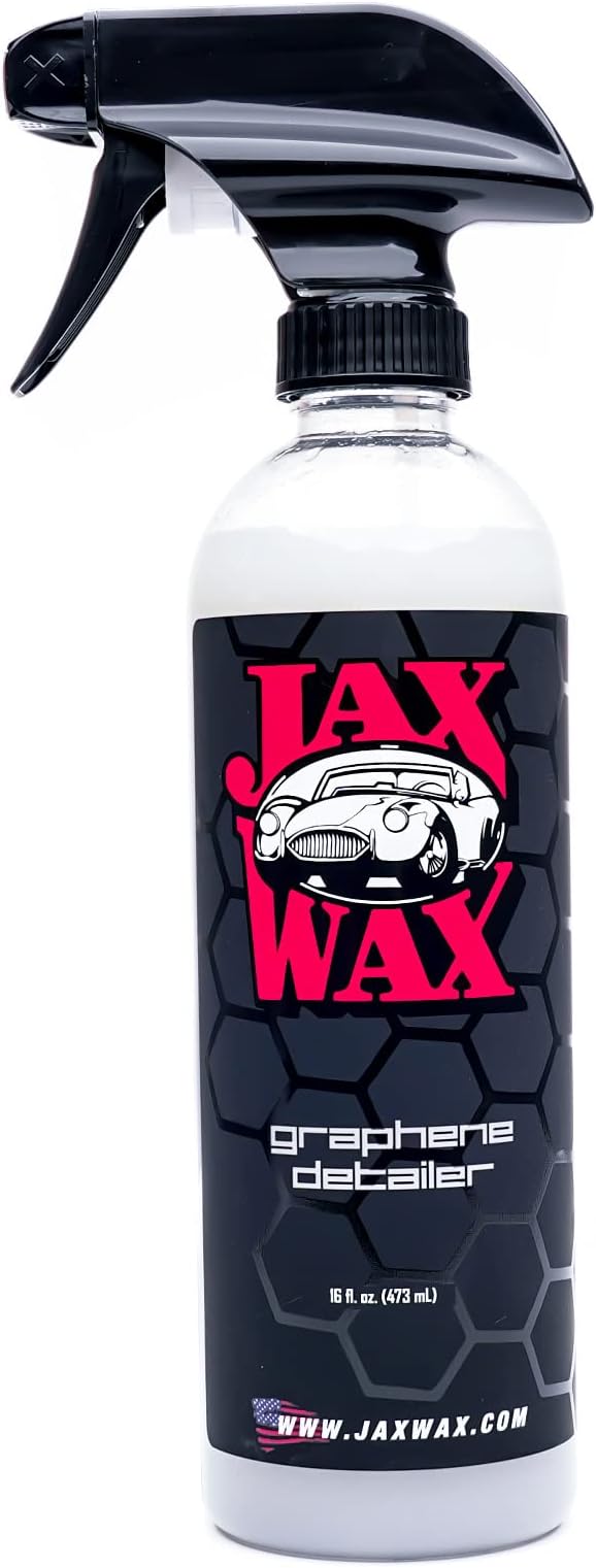 Jax Wax Graphene Detailer - Graphene Coating Spray For Car Detailing, Protects Top Coat Ceramics and Wax, Use on Car, Boat and Motorcycle (16 oz)