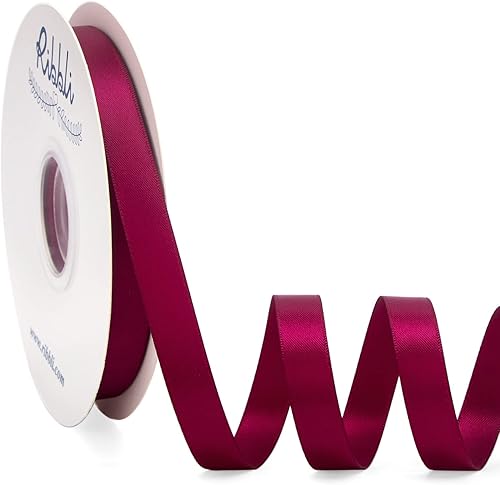 Miniatura 9 de Ribbli Cinta de satén de doble cara dorada de 12 pulgada x continua 50 yardas, cinta dorada para envolver regalos, manualidades, decoración de boda,