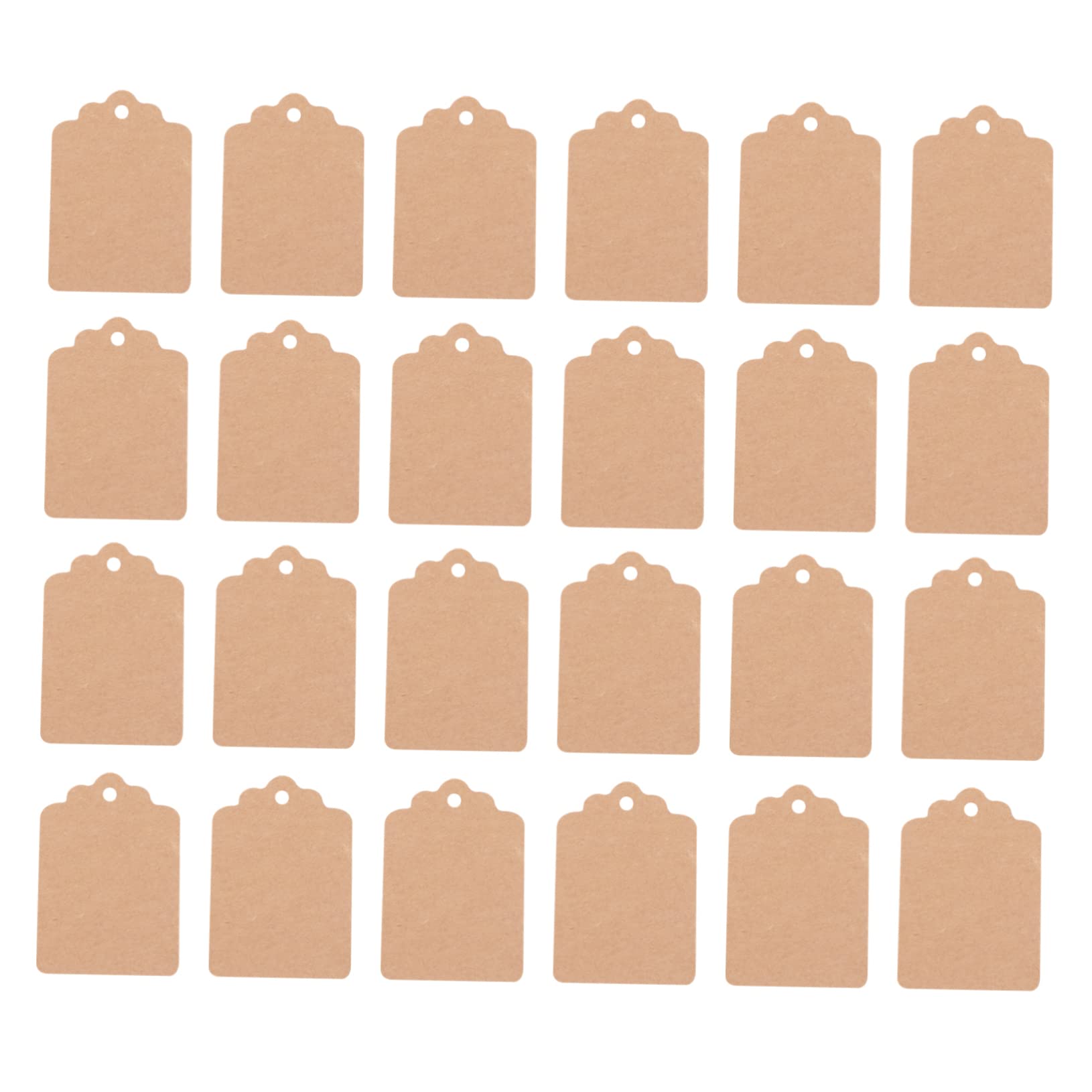 Etiketten Kraftpapier Beige mit Loch Halloween Geschenkideen