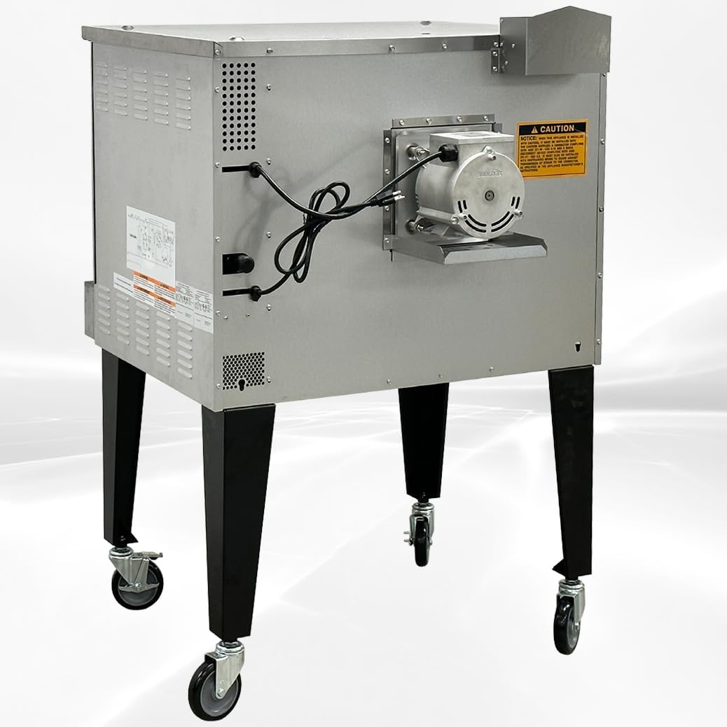 Commercial Convection Oven, Natural Gas, 60000 BTU, Single Deck, Four Legs, Restaurant Kitchen Bakery HRCO-60K