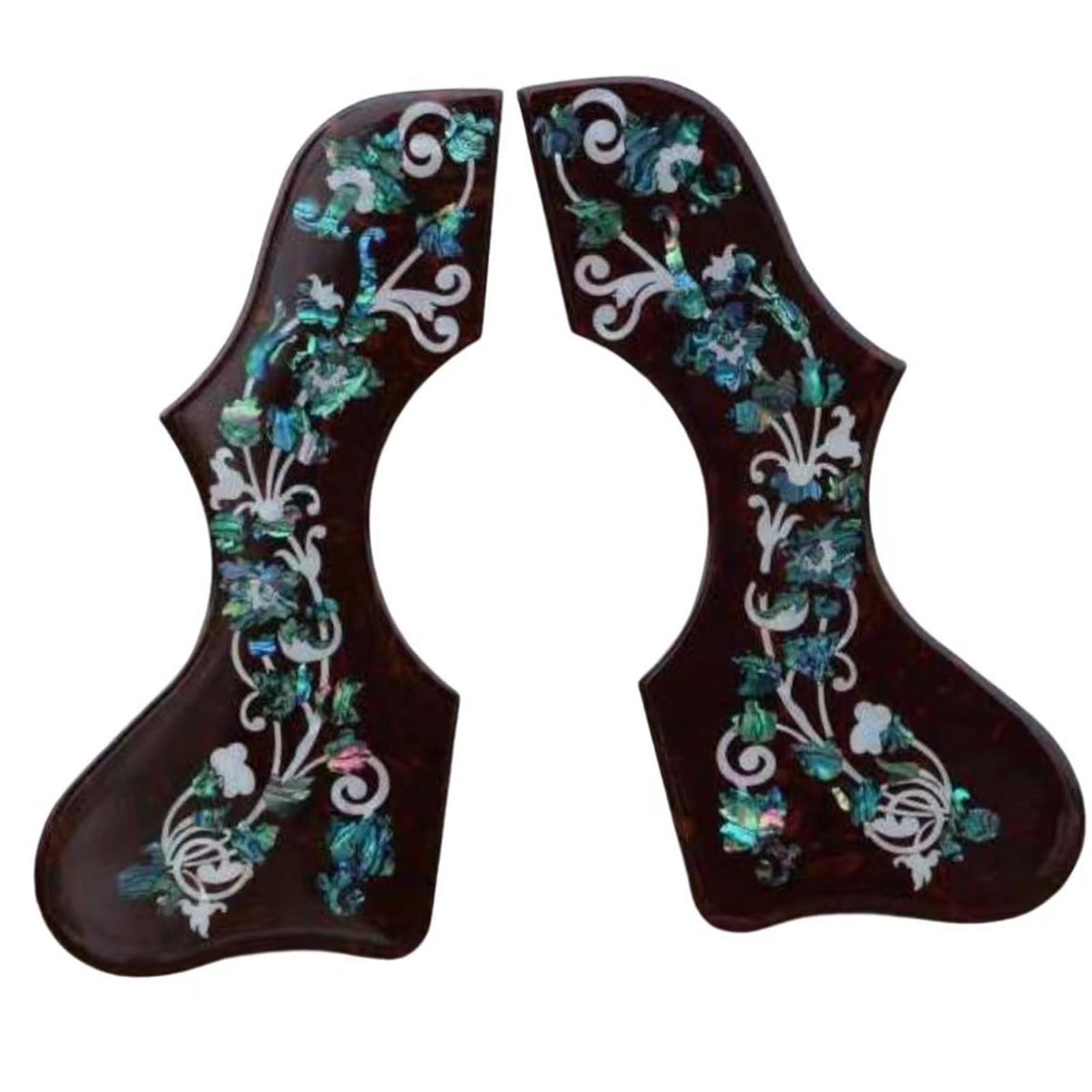 Uniwersalna osłona pickguardu do gitary akustyczne Pickguard do gitary akustycznej wykonany z pogrubionego celuloidu część zamienna do instrumentu(3/4)