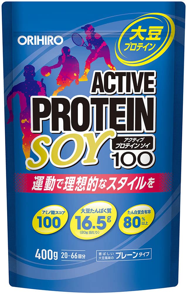 オリヒロ アクティブプロテインソイ100 400g ソイプロテイン 大豆