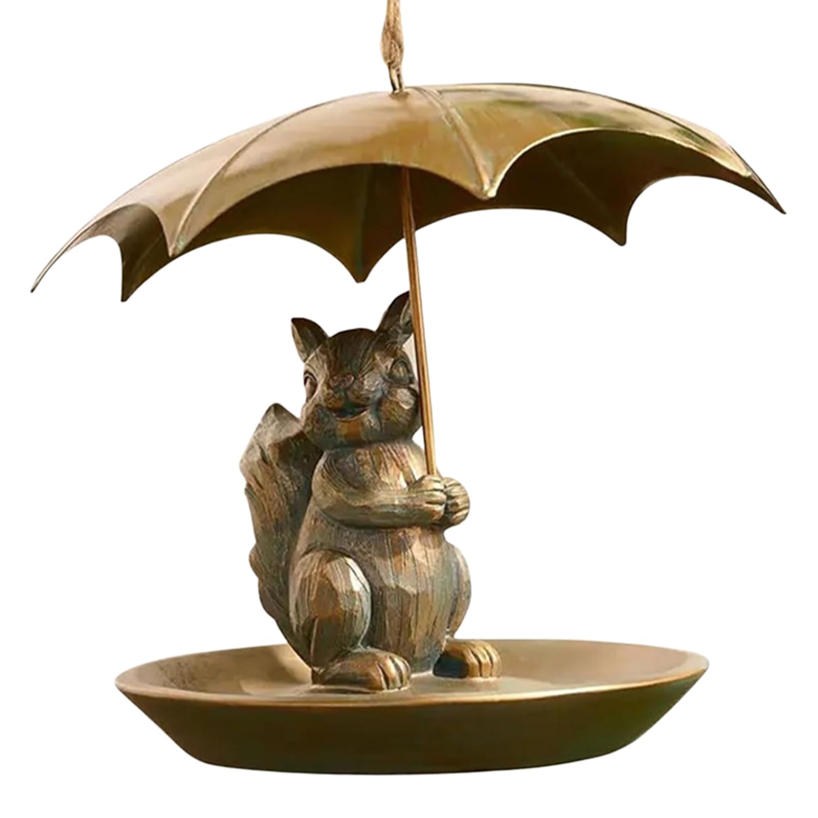 Distributeur nourriture écureuils oiseaux parapluie jardin terrasse extérieur