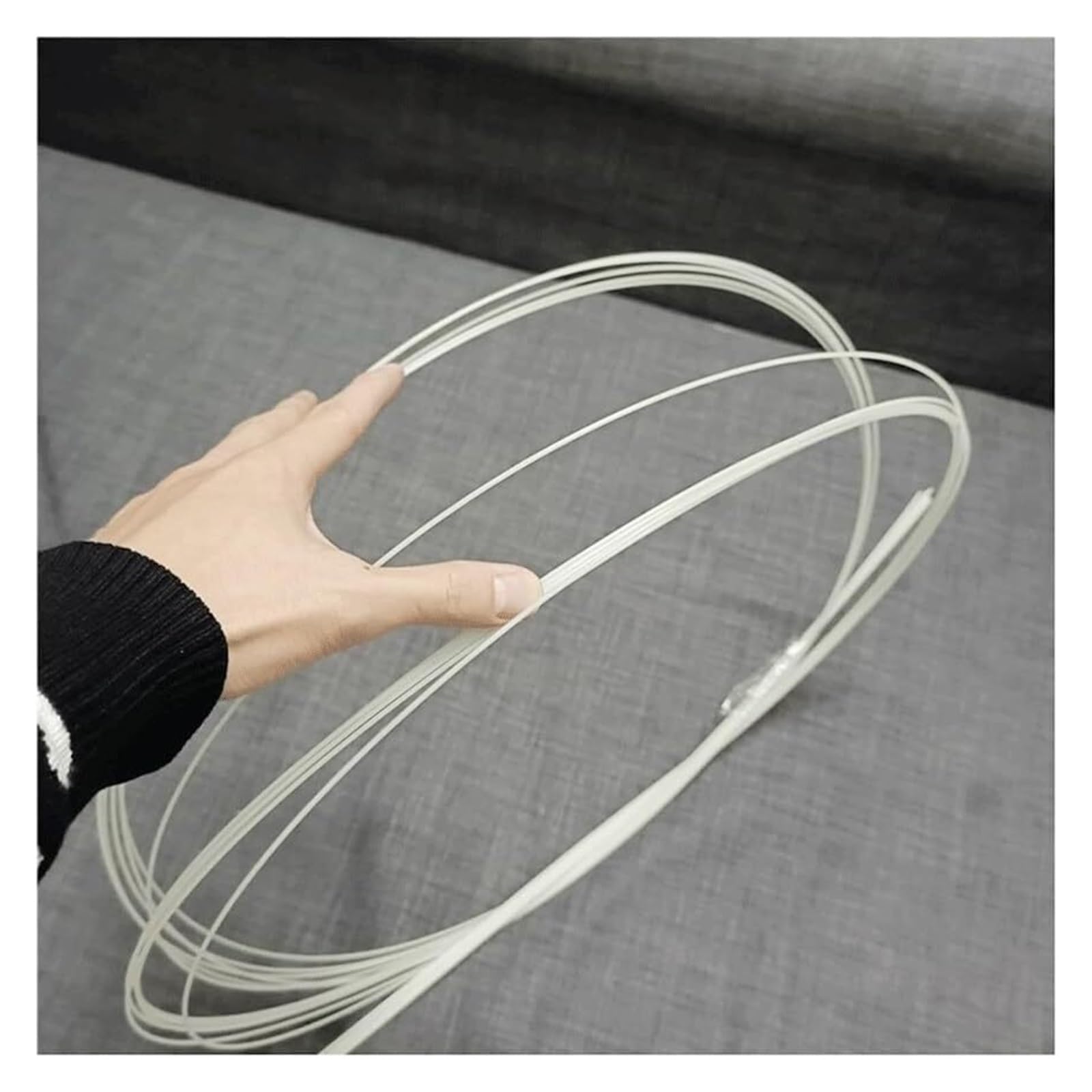 pręt z litego włókna szklanego, 3 metry biały pręt z włókna szklanego łuk od namiotu słupek do wspinaczki roślinnej szkielet(1PCS 1.8x3000mm)