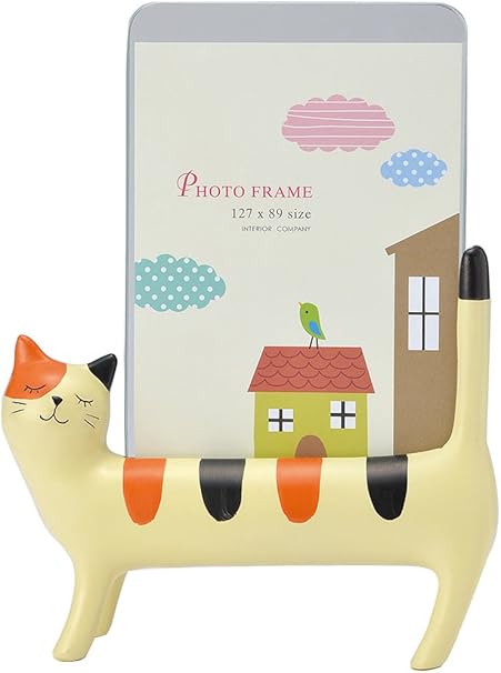 Amazon Co Jp インテリアカンパニー フォトフレーム 縦型 13 5 4 2 17 8cm シマネコ ケナフ Iet 0542 ホーム キッチン