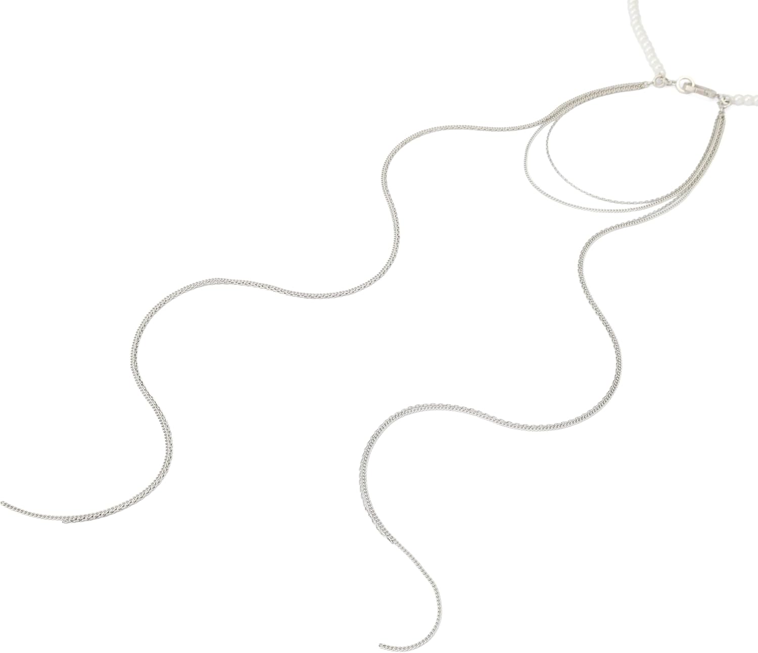 AllSaints Jewelry Women's Nellie Pearl Layered Statement Necklace