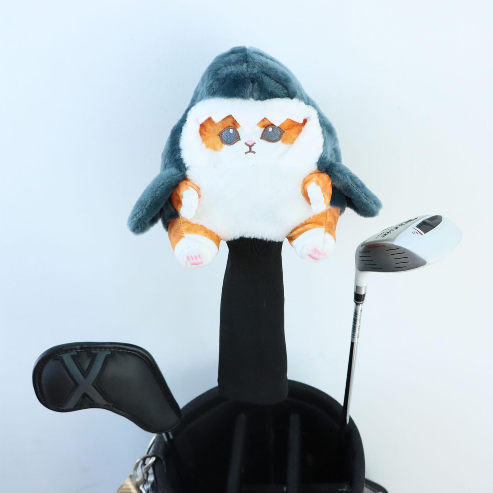 Pokrowce na kije golfowe - Decorazione Natalizia Con Gambe Lunghe - pokrowce na głowy Fairway, do hybrydowych drewnianych klubów i akcesoriów Fairway dla kochających kobiet