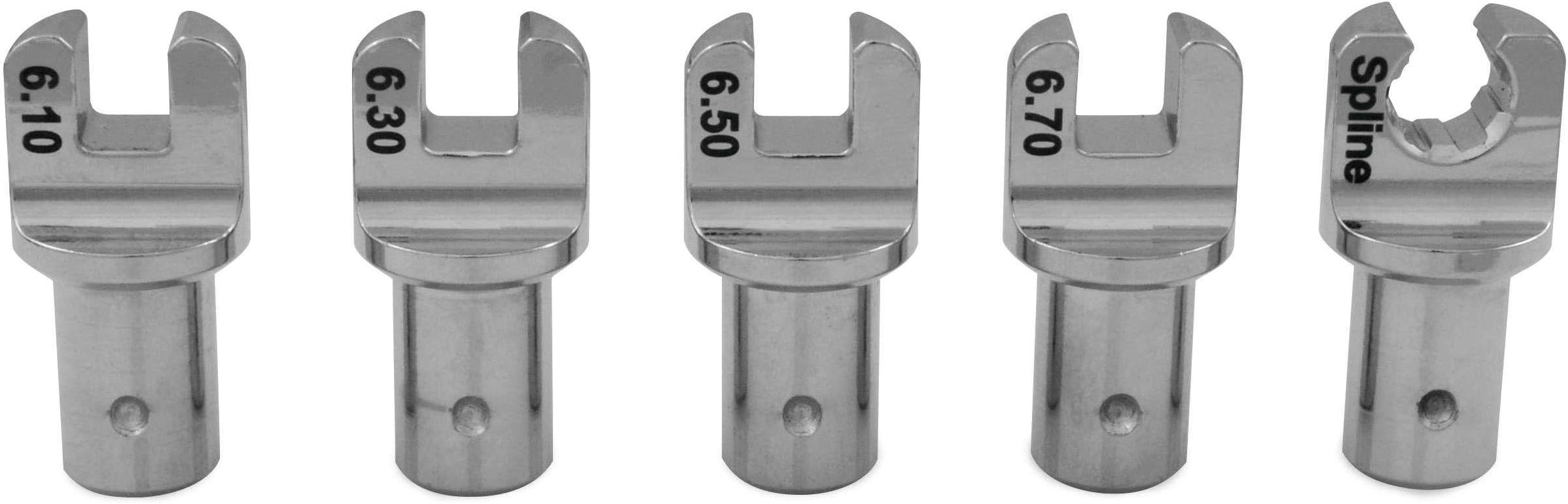 Excel Adjustable Torque Spoke Wrench HeadsSpline Drive