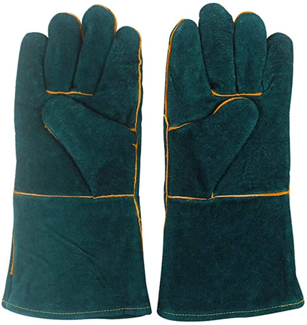 ELECDON Gloves, 1 Pair Animal Handling Anti-bite Scratch Gloves, for Reptile Pet Bite Resistant Protective Glove